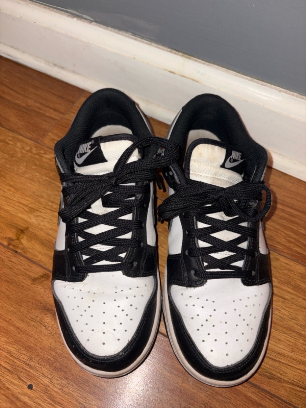 Nike Black and White Athletic Low-Top Sneakers